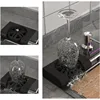 Smart Kitchen Sink 304 Stainless Steel Honeycomb Single Bowl Kitchen Sinks (29.5 x 18.1 inch) 5