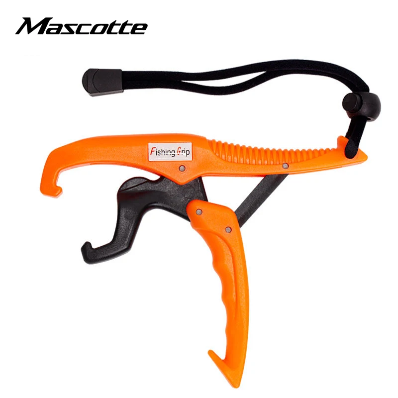 Mascotte Fish Grabber Pinza Controller Abs Grip Tackle Holder Fish Clamp Pinza Da Pesca In Plastica Attrezzo Per Attrezzi Con Corda Regolabile