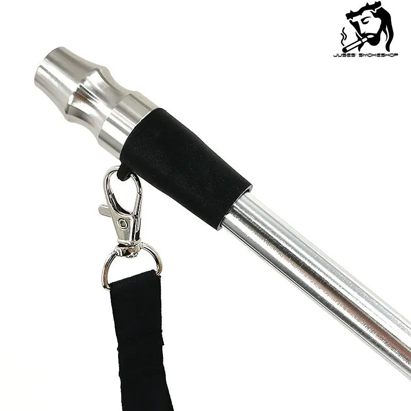 JUSES' SMOKESHOP Arab Hookah Suction Nozzle Aluminum Alloy Cigarette Holder with Lanyard Mouthpiece Shisha Pipes Accessories For hookah accessories,hookah holder,hookah pipes,hookah mouthpieces