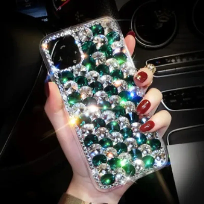 

3D Handmade Diamond Case for Samsung Galaxy, S24 Plus, S21, S22 23Ultra, Note20 10, Luxury Crystal Cover, Sparkle Diamond Case