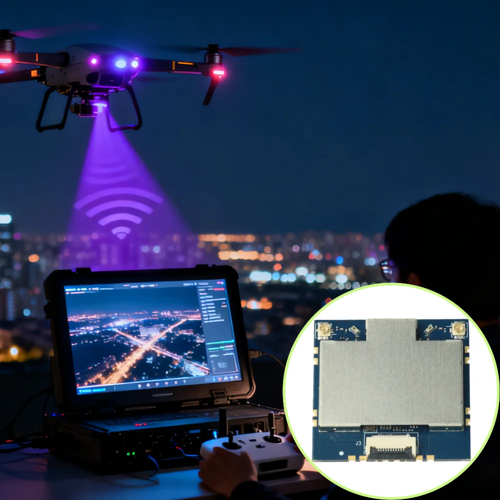 Module WiFi 5.8GHz 867Mbps USB pour Drone Caméra IP