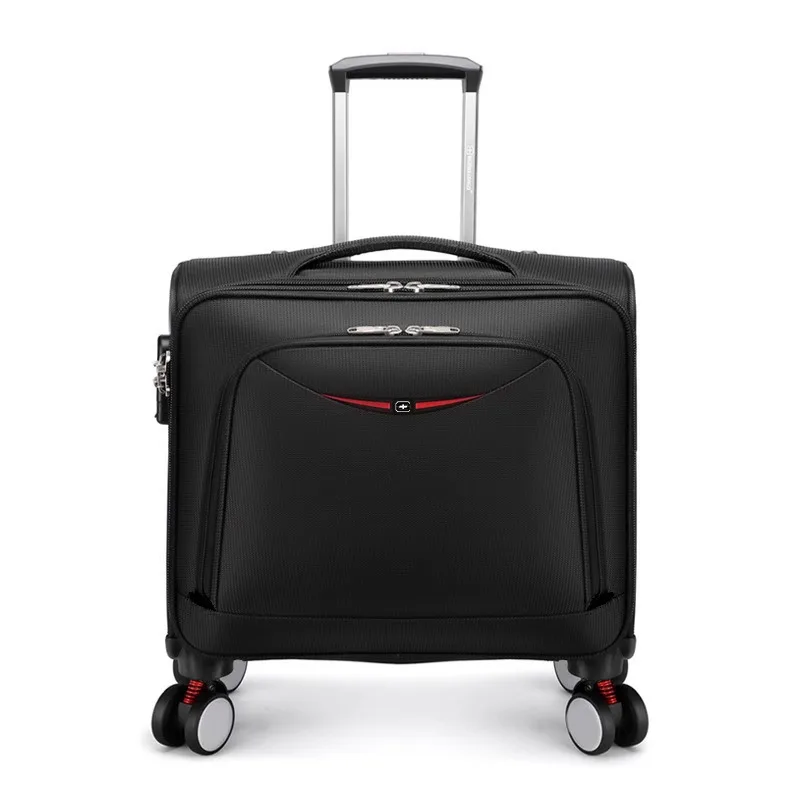 

Универсальный чемодан на колесиках 18 дюймов, мужской деловой чемодан, дорожные сумки на колесиках