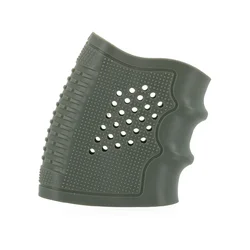 Tactical Non - Slip Handgun Grip Sleeve - Rubber Glove Hunting Accessory (Green Holster A)