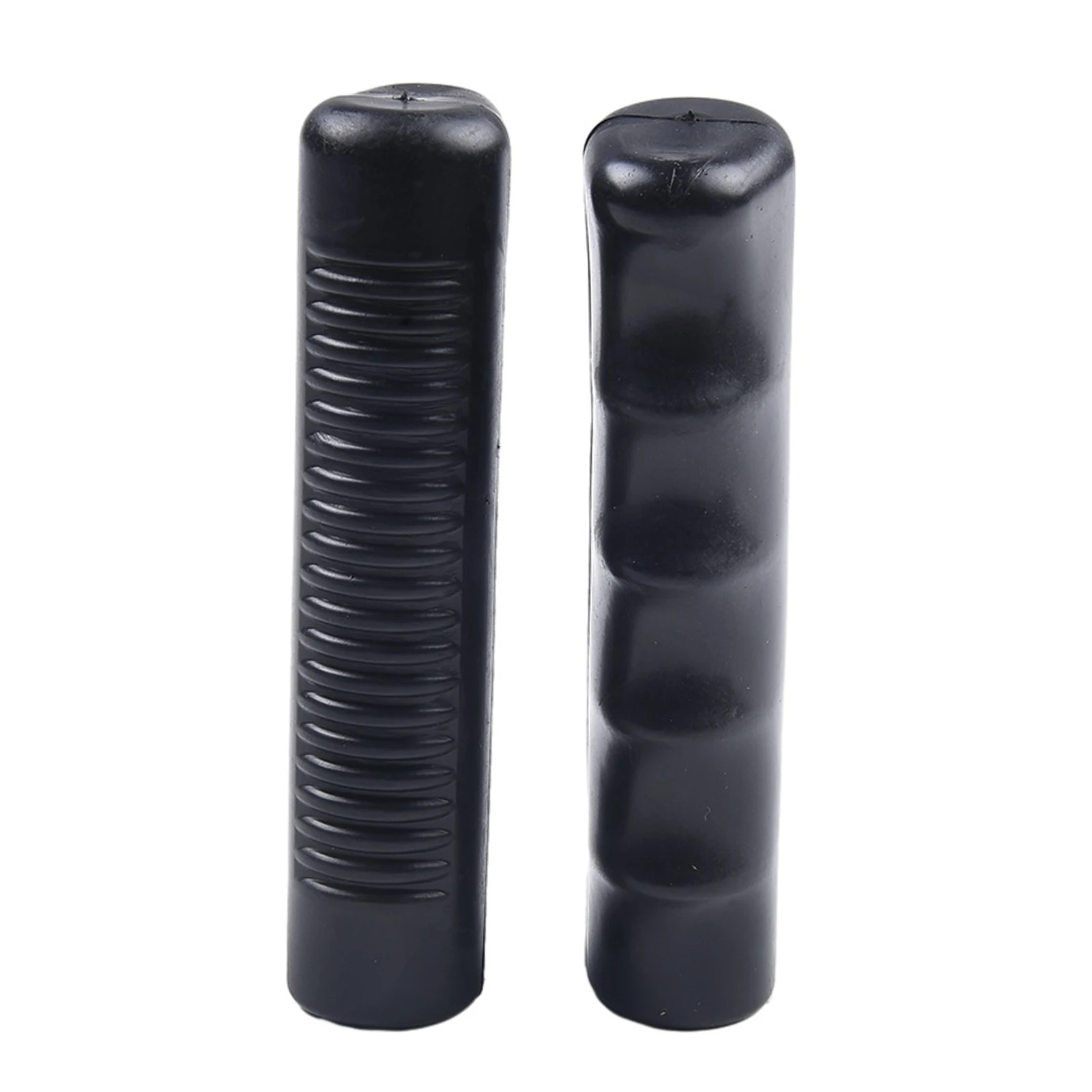 2Pcs Wheelbarrow Rubber Handles, Round Tubes Black Replacement Universal Handles PVC Anti-slip Handle Cover Industrial Tool Part