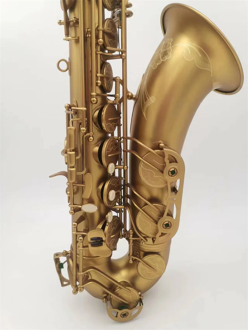 BrandNewTenorSaxophoneGoldLacquerProfessionalTenorSaxWithCase