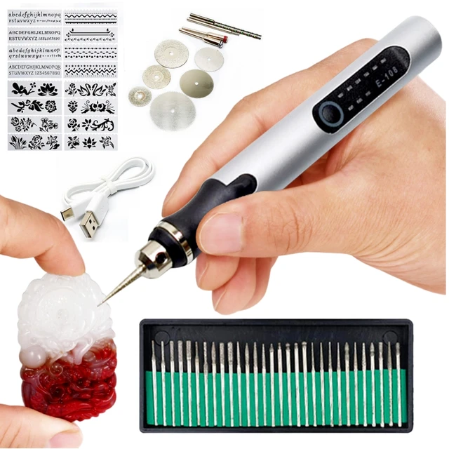 Electric Engraving Pen Cordless Carving Pen Rechargeable Engraver