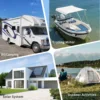 DATOUBOSS 12V200Ah300Ah LiFePO4 Battery High Capacity 2560Wh3840Wh Long Life 8000+Cycles  ABS Solar RV Off Grid Power Battery 6