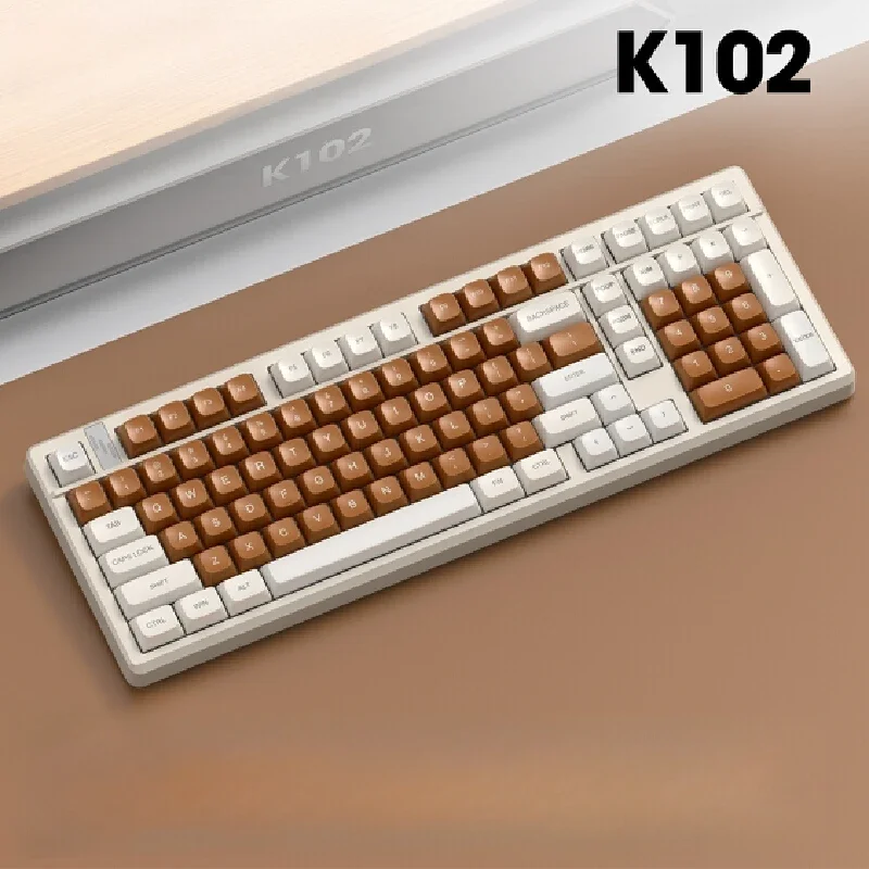 DARK ALIEN K102 Mechanical Keyboard 102 Key Bluetooth 2.4G Wired