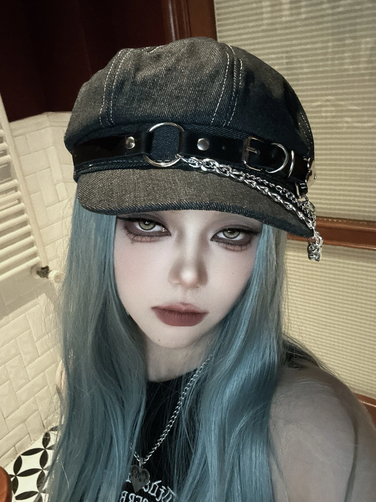 Custom Harajuku Gothic Beret Hat for Girls
