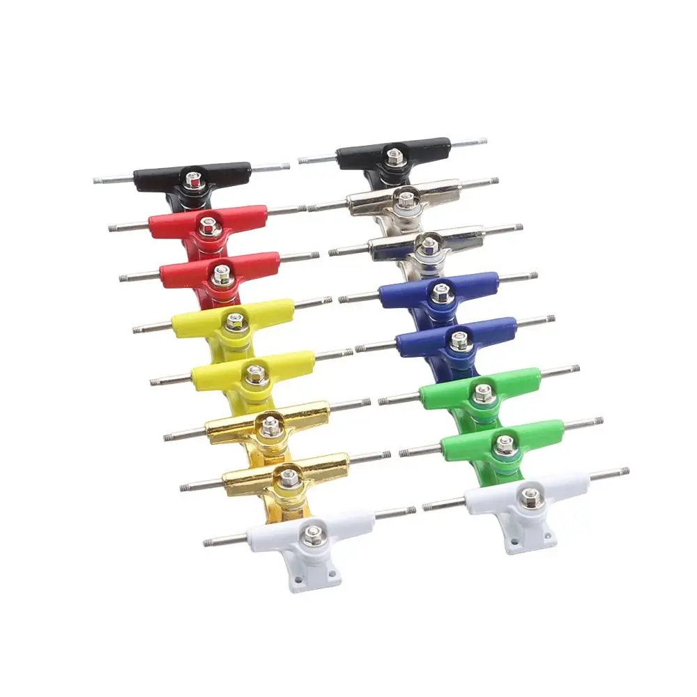 1Pair Durable With Nuts Fingerboard Truck Truck Bolts Model Bearing Deck Brackets Mini 32mm Finger Skateboard Parts