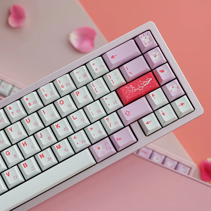 PBT GMK 하자쿠라 키캡, 체리 프로파일 키캡, 염료 승화 키캡, MX 스위치 기계식 키보드용