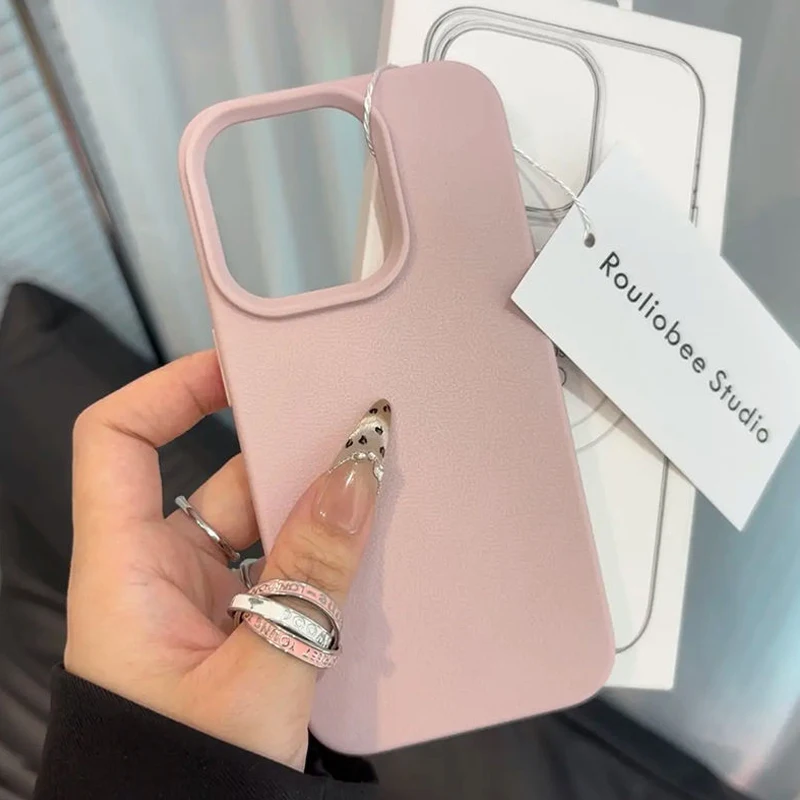 Soft Lichee Silicone Protective Phone Case - Durable Bumper Cover