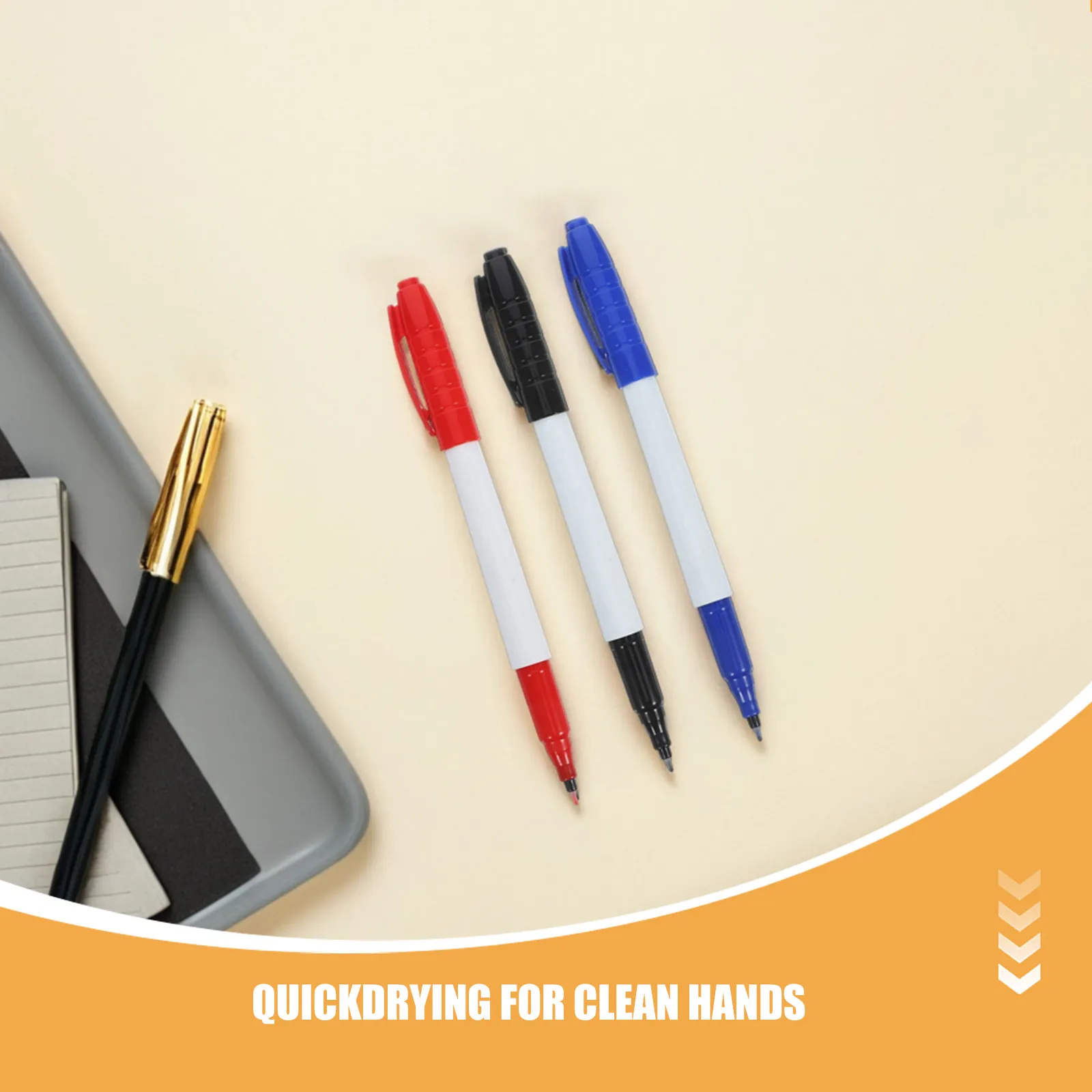 12Pcs 파인 팁 0.5mm 드라이 지우기 마커 컬러 화이트 보드 펜 학교 사무실 홈 유리 플라스틱 보드 용 지울 수있는 부드러운 펜