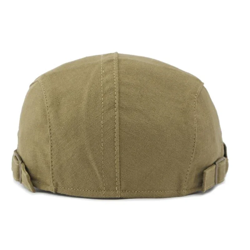 Moda Quattro Stagioni Poliestere Solido Berretto Giornalaio Berretto con Visiera Piatta Uomo e Donna Pittore Basco Cappelli 06_voghion.com