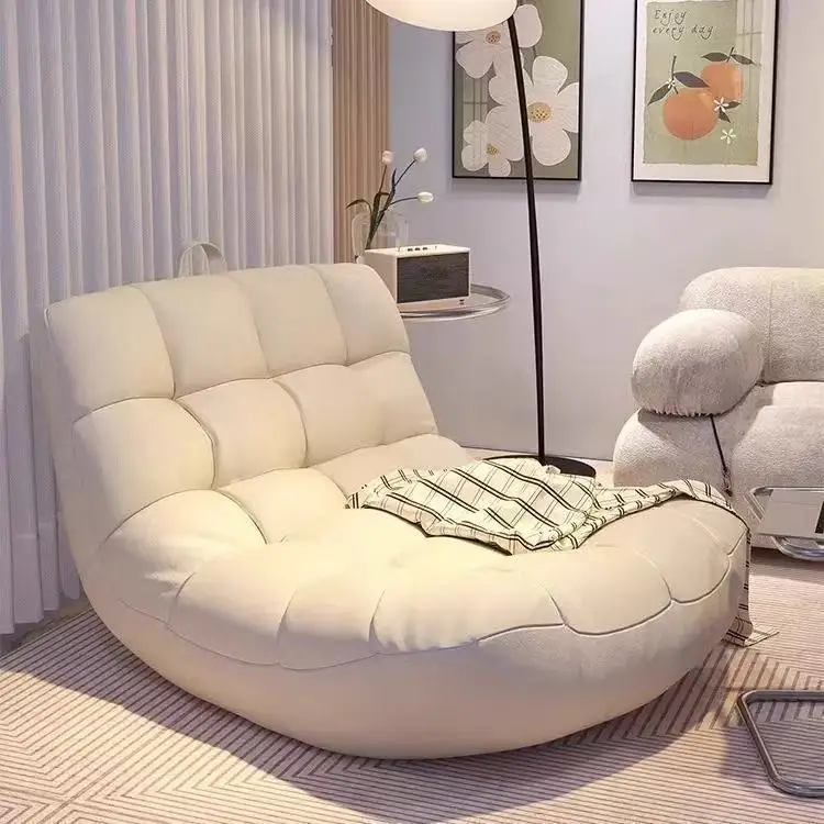 Lazy Sofa,Bedroom Small Caterpillar Can Lie Down and Sleep Single Small Sofa,Recliner Tatami Leisure Chair