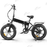 Vélo électrique PEAK 1000W, batterie 48V 15AH, vélo électrique pliable, suspension intégrale, freins hydrauliques, feu arrière, phare, clignotants, vélo électrique à pneus larges 6