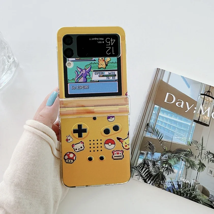 Galaxy Flip Gameboy Case For Samsung Funny Game Console Phone Case