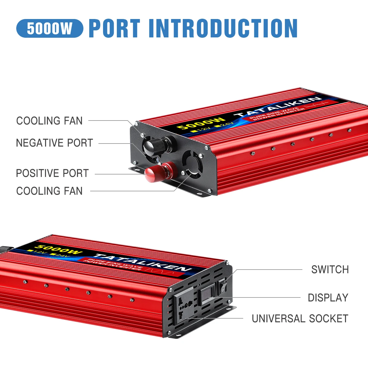 50 60HZ Power Solar Transformer Pure Sine