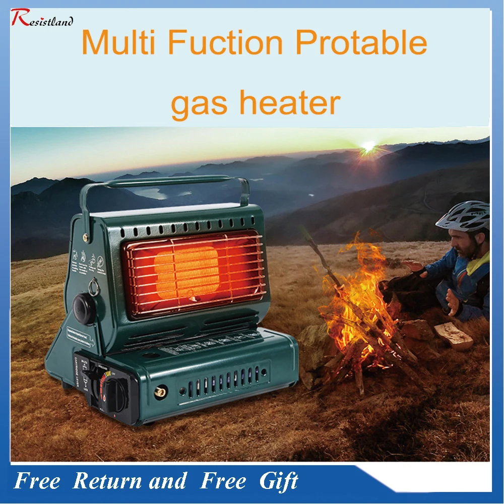 New Outdoor Heater Cooker Gas Heater 1.3kw Travelling Camping Hiking
