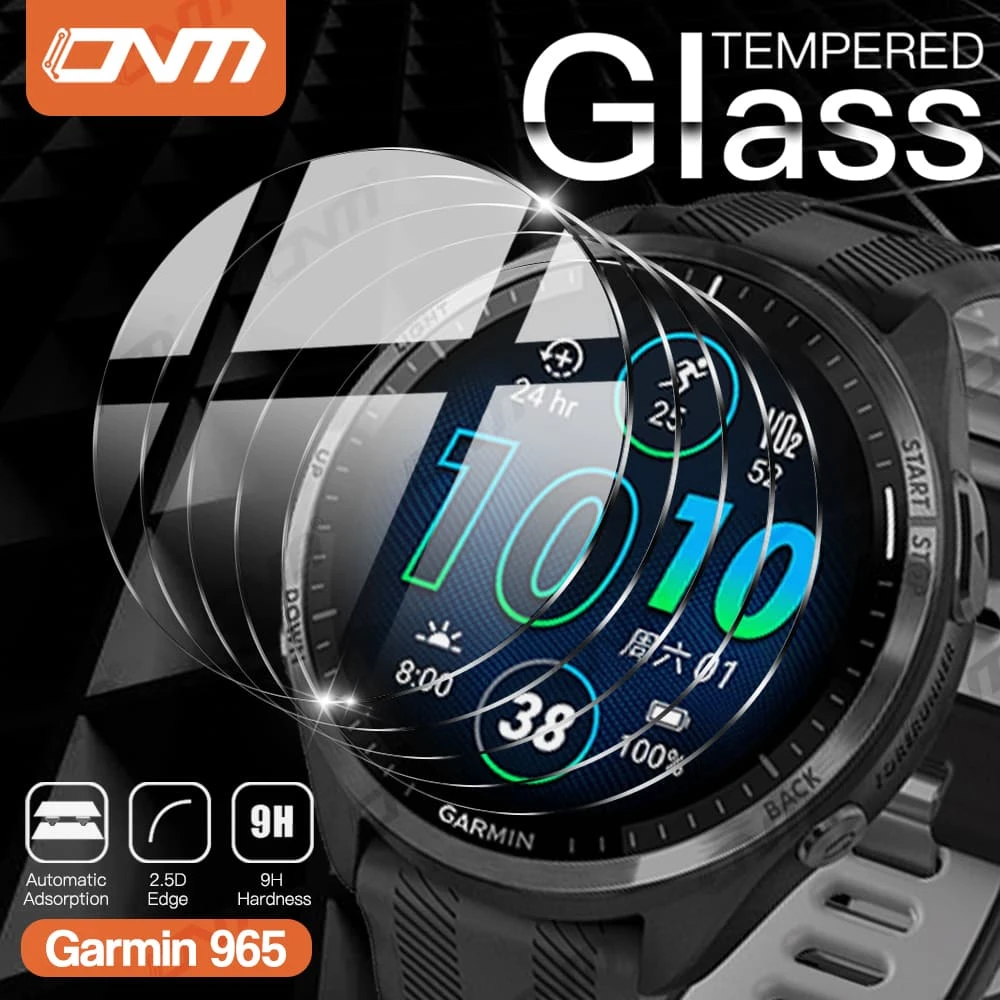 9H Tempered Glass For Garmin Forerunner 965 Smart Watch Clear HD Screen 9h-tempered-glass-for-garmin-forerunner-965-smart-watch-clear-hd-screen