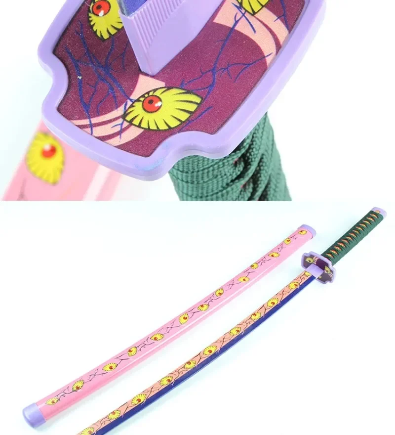 40 Zoll Dämon Sayaer Kokushibo Katana Dämonentöter: Kimetsu no Yaiba Anime Kinderspion Suord Ninja Messer Echt Größe Japa Nese Katana Samurai Saber – Detail 9