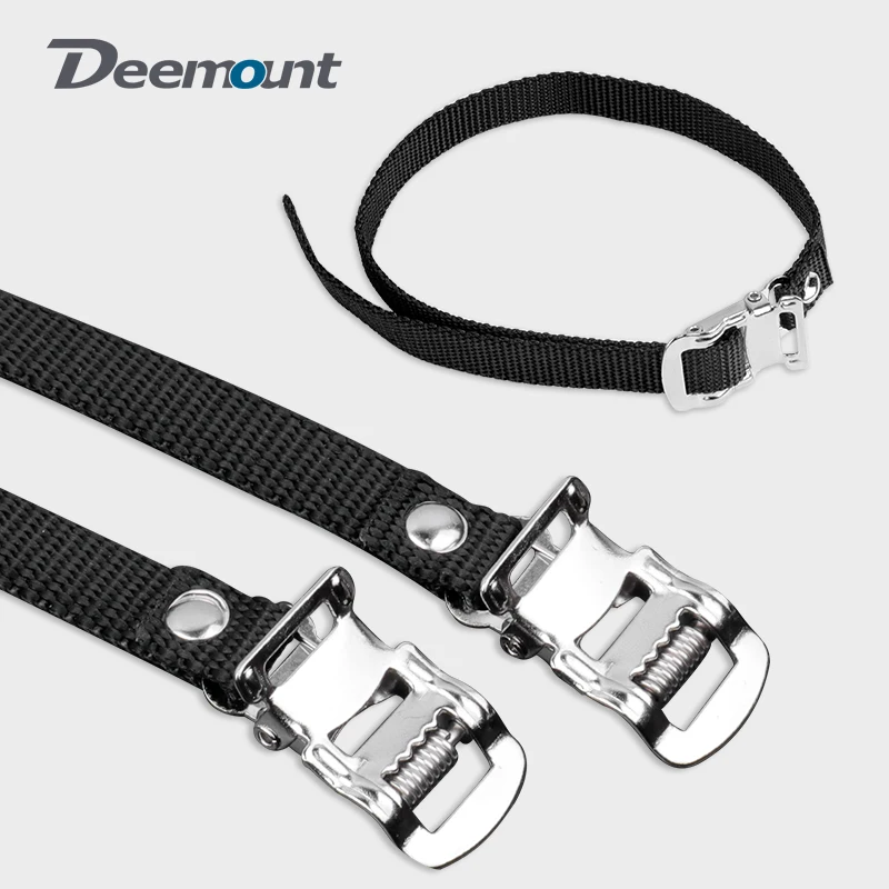 Deemount-Correa antideslizante para Pedal de bicicleta, accesorio para el dedo del pie, correa de seguridad para entrenamiento, 1 par