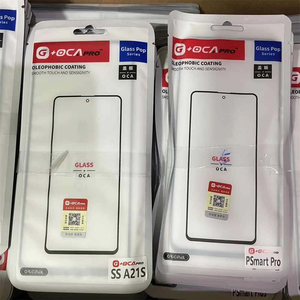 10PCS Premium Front Glass Lens Screen with G+OCA PRO for Touch Panel Replacement