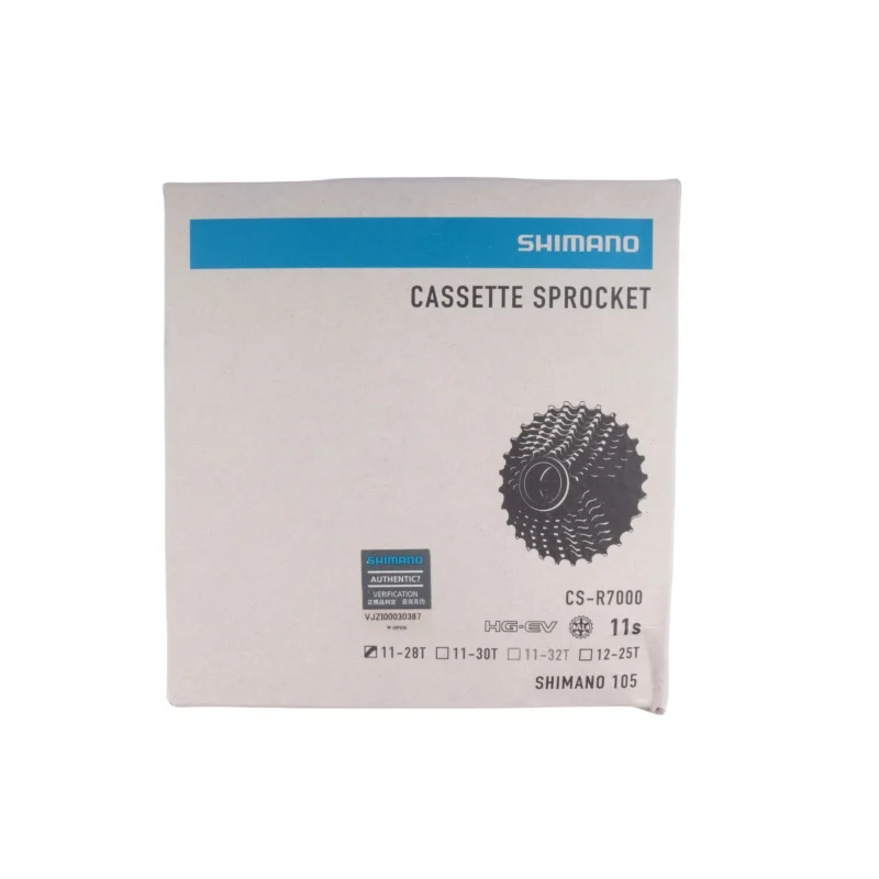 Bicycle Cassette SHIMANO 105 R7000 11 Speed Road Cassette Sprocket 11-28T 11-30T 11-32T 11-34T 11S HG K7 105 R7000 Series Original Road Bike Part