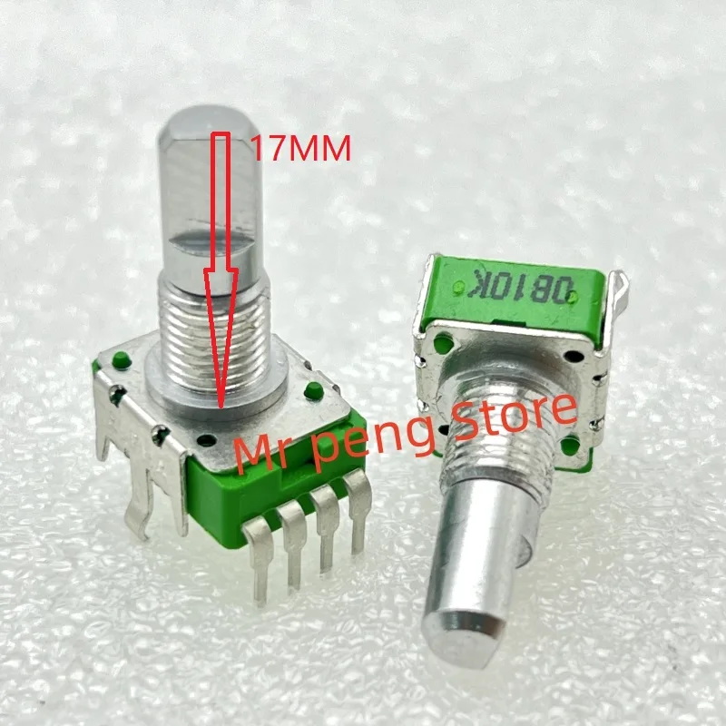 

2 шт. для потенциометра ALPHA APC40 APC40MK2 360 ° B10K, Длина оси 17 мм OB10K