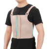 Men Rib Injury Belt Chest Binder, Chest Brace Chest Compression Suppor Rib Bandage Wrap for Sternum Injuries 1
