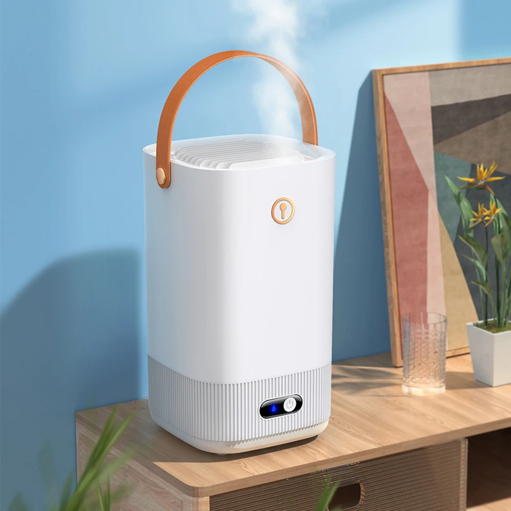 

4000ml Cool Humidifier, Desktop Air Humidifier for Bedroom Travel Office, Auto Shut-Off Quiet Large Spray Humidifier