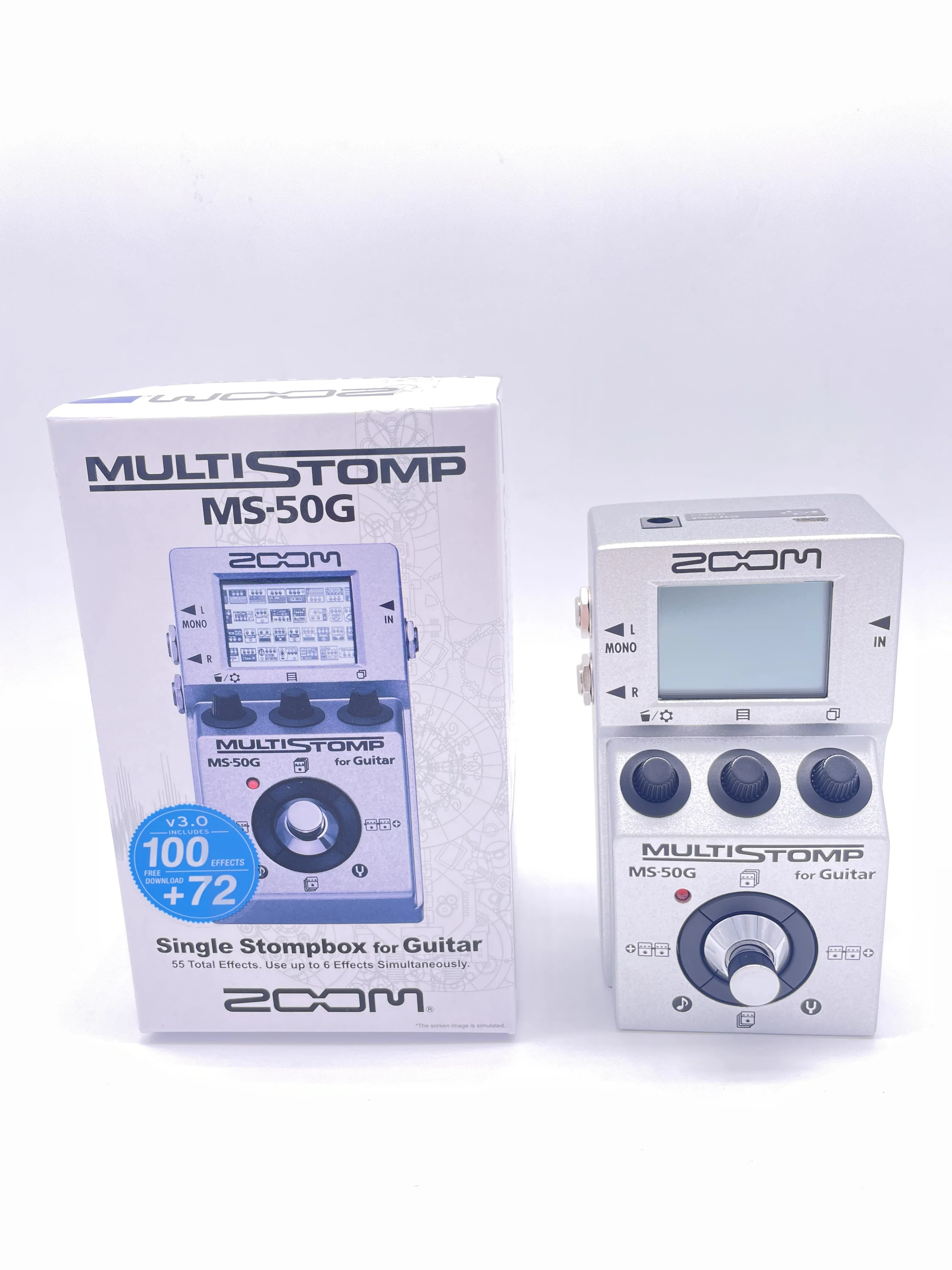 ZOOM MS-50G MULTI STOMP箱取説あり MULTI STOMP マルチストンプ MS-50G for Guitar 箱取説有り