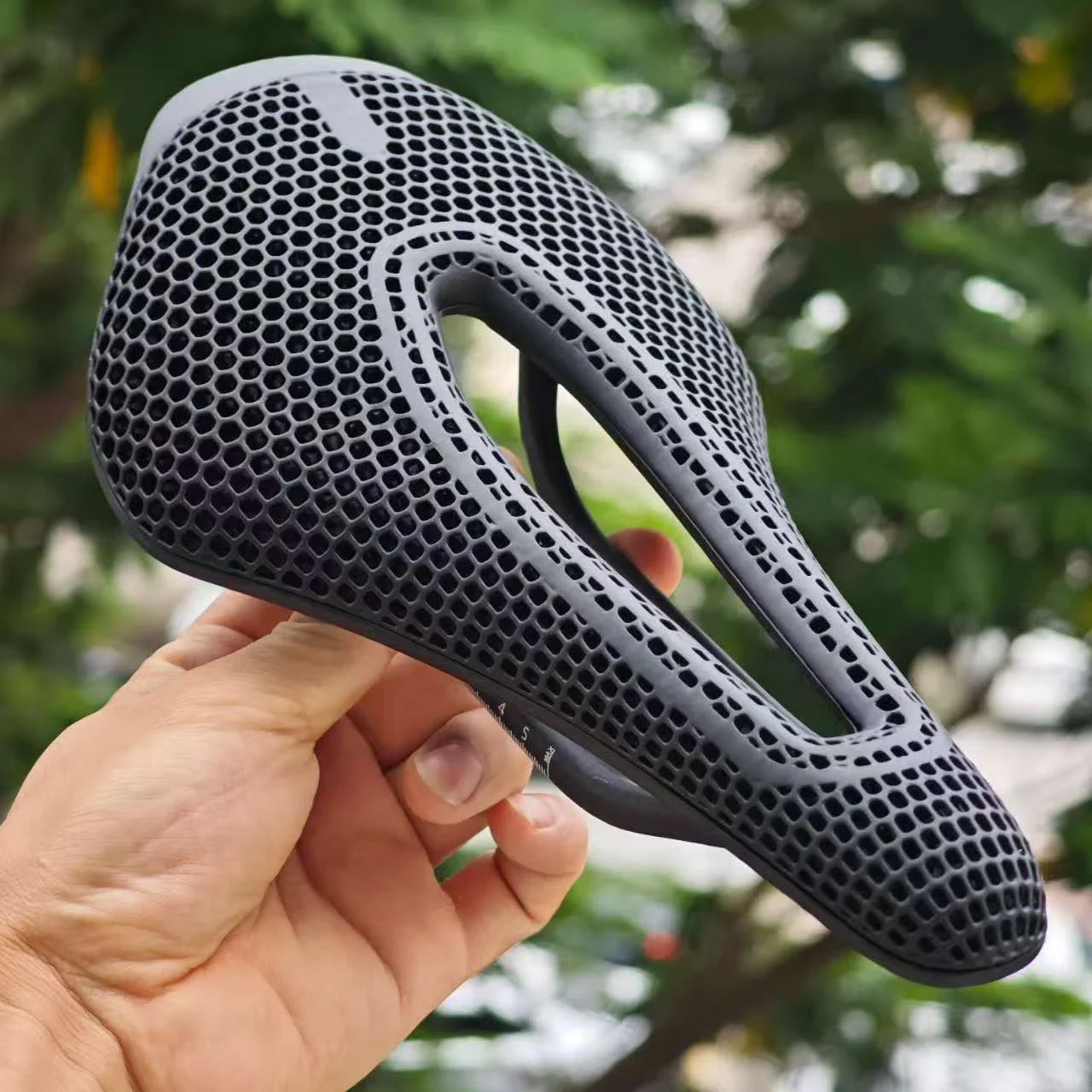 GOLDIX 3D Printing Carbon Bicycle Saddle Ultra Light MTB Racing Seat High Performance Comfortable Bike Accessories