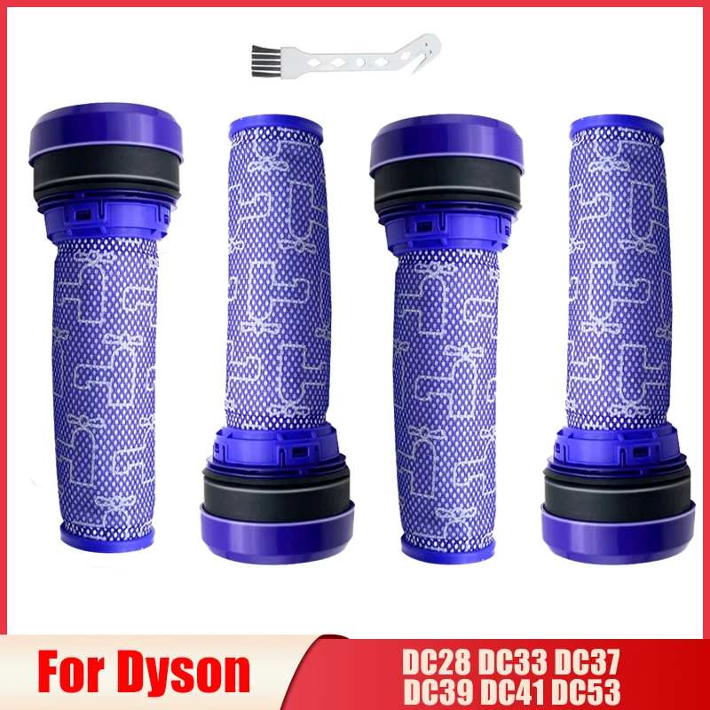 Washable Pre-Filter Replacement For Dyson Dc28 Dc33 Dc37 Dc39 Dc41 Dc53 Handheld Vacuum Cleaner Parts Hepa Filter Accessories