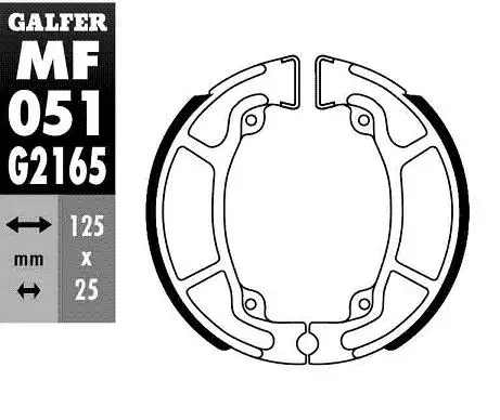 Gruppo Ganasce Freno Posteriore Honda Scoopy 125 Pcx 125 Vision 110