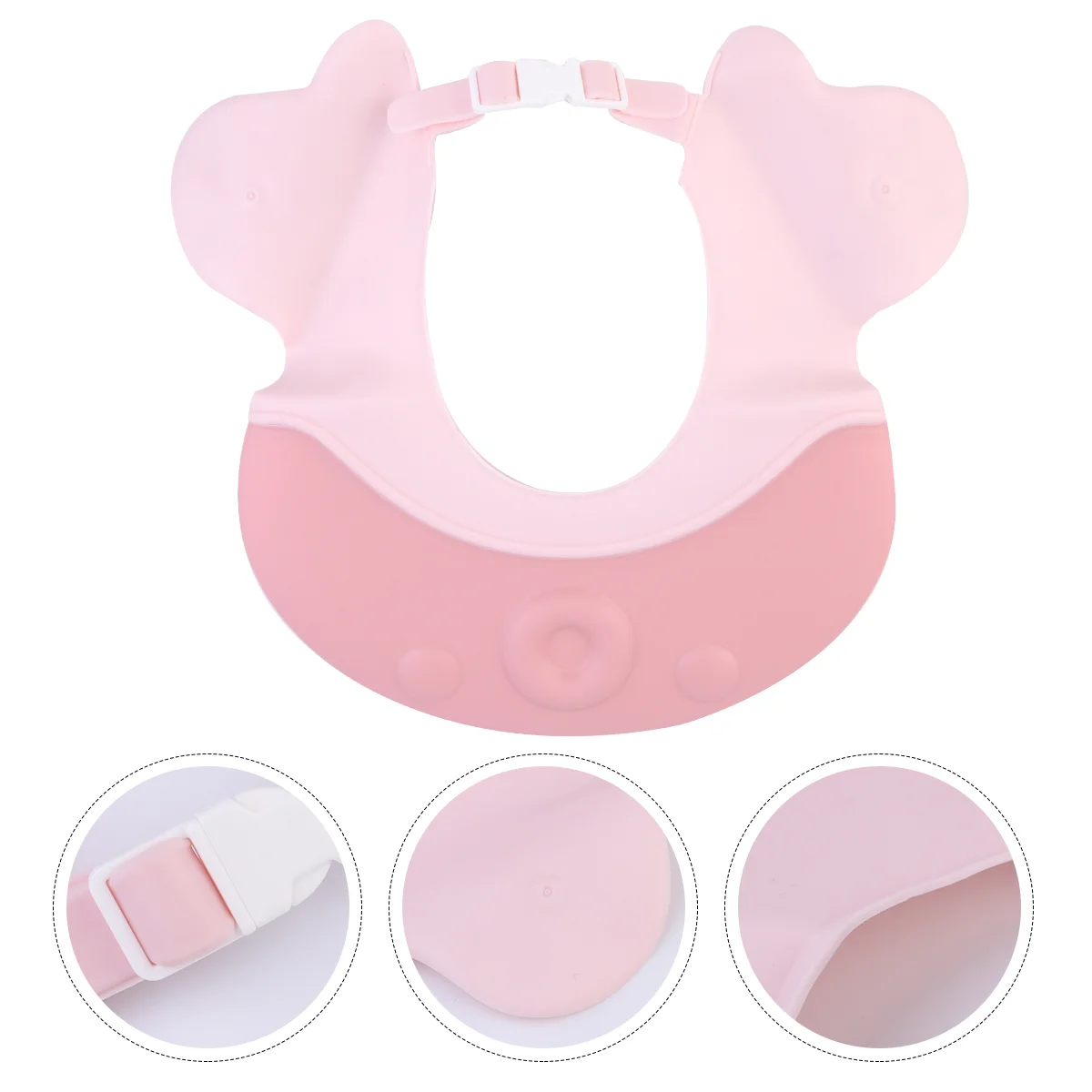 Bath Hat Shampoo Adorable Shampoo Practical Headwear for Baby Kids (Light Pink) baby shampoo cap