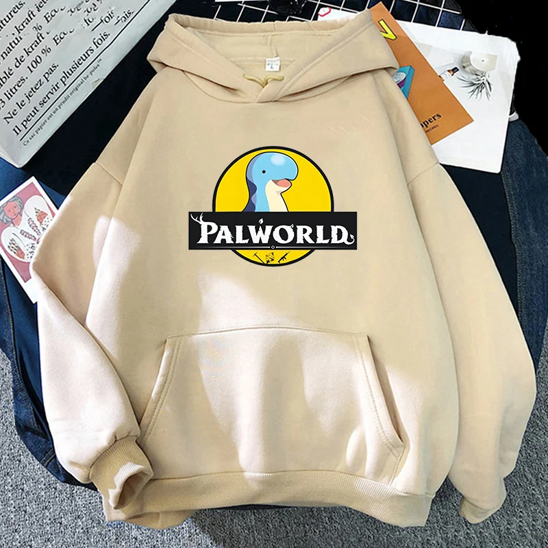 Game Palworld Printing Hoodies Casual Long Sleeve Cartoon Sweatshirts Sudaderas Spring Warm Fleece Women/Men Clothing Moletom