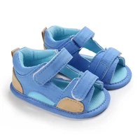 VALEN SINA Summer Baby Sandales Shoes Toddler Girl Boy Canvas Sandals Non-Slip First Walker Crib Shoes For 0-18months 2