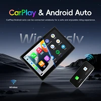 Écran d'appui-tête Podofo 9''/10.1'' 64G, lecteur vidéo pour appui-tête de voiture, Carplay, Android Auto, Bluetooth, commande vocale, lecteur d'écran intelligent 3