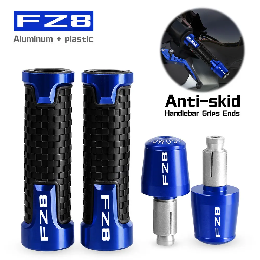 

FOR YAMAHA FZ8 FZ 8 FZ-8 2011 2012 2013 2014 2015 2016 CNC Hndlebar Grips Ends Weight handle bar grip end Anti Vibration Silder