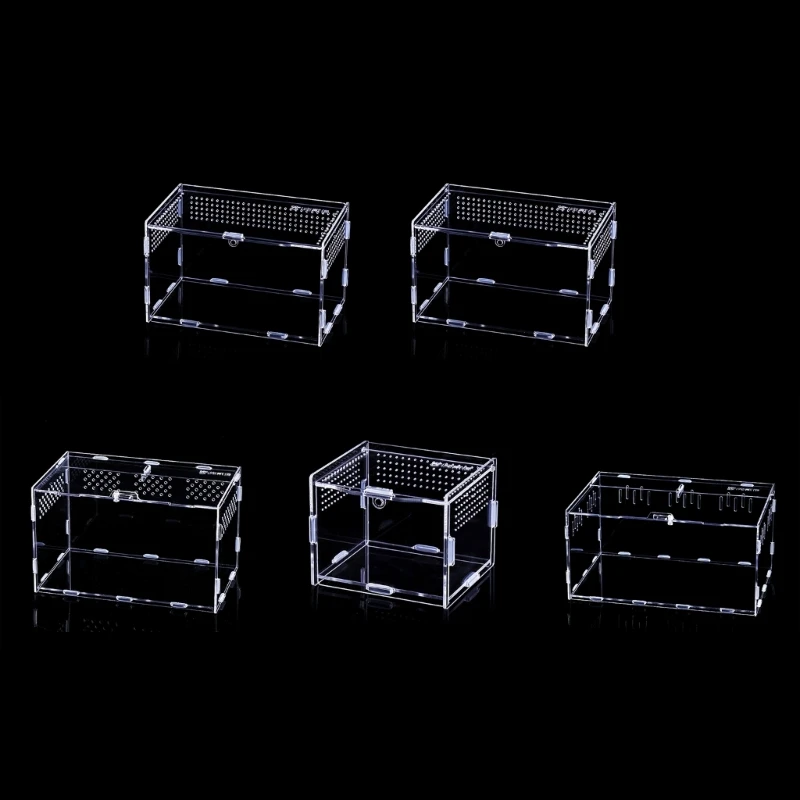 Reptiles Feeding Box Breeding Case for Mini Lizards etc.