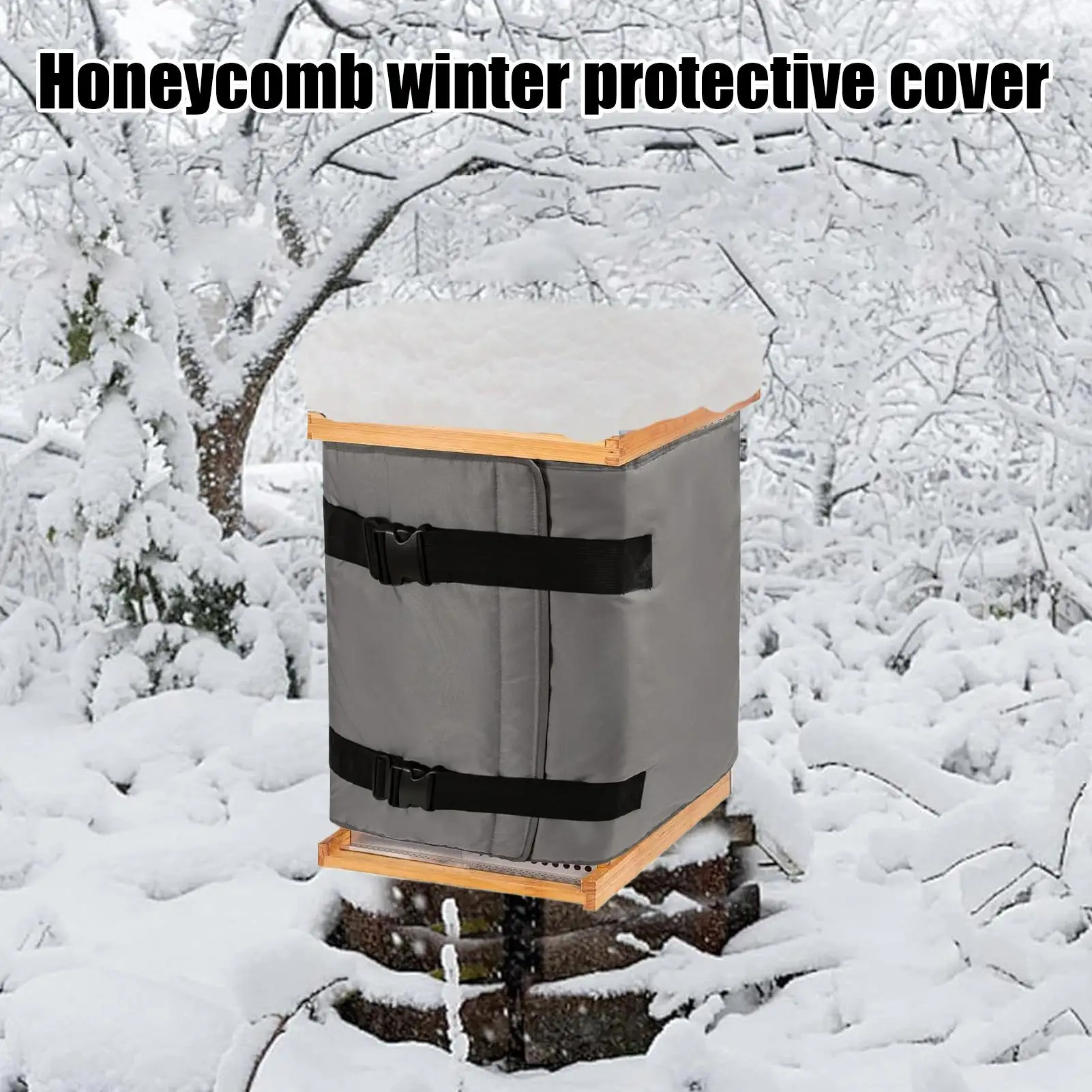 Bee Hive Wraps for Winter 5-layer Adjustable Waterproof Winter Beehive Wrap Warming Accessories for Courtyard Yard Raising Porch