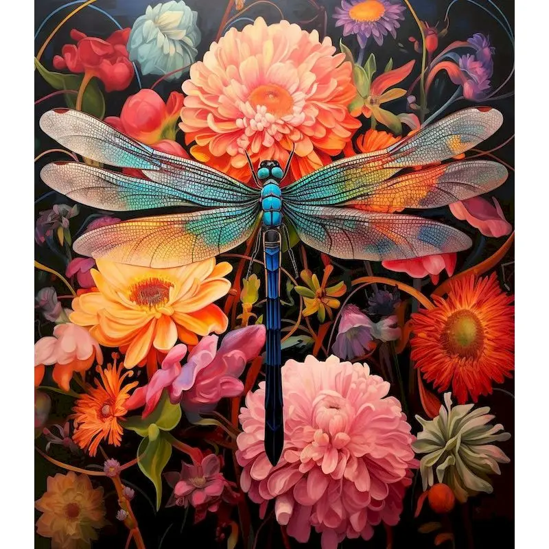 Vibrant Animal-Themed DIY Acrylic Painting Kit - Ideal for Home Decoration and Art Gifts