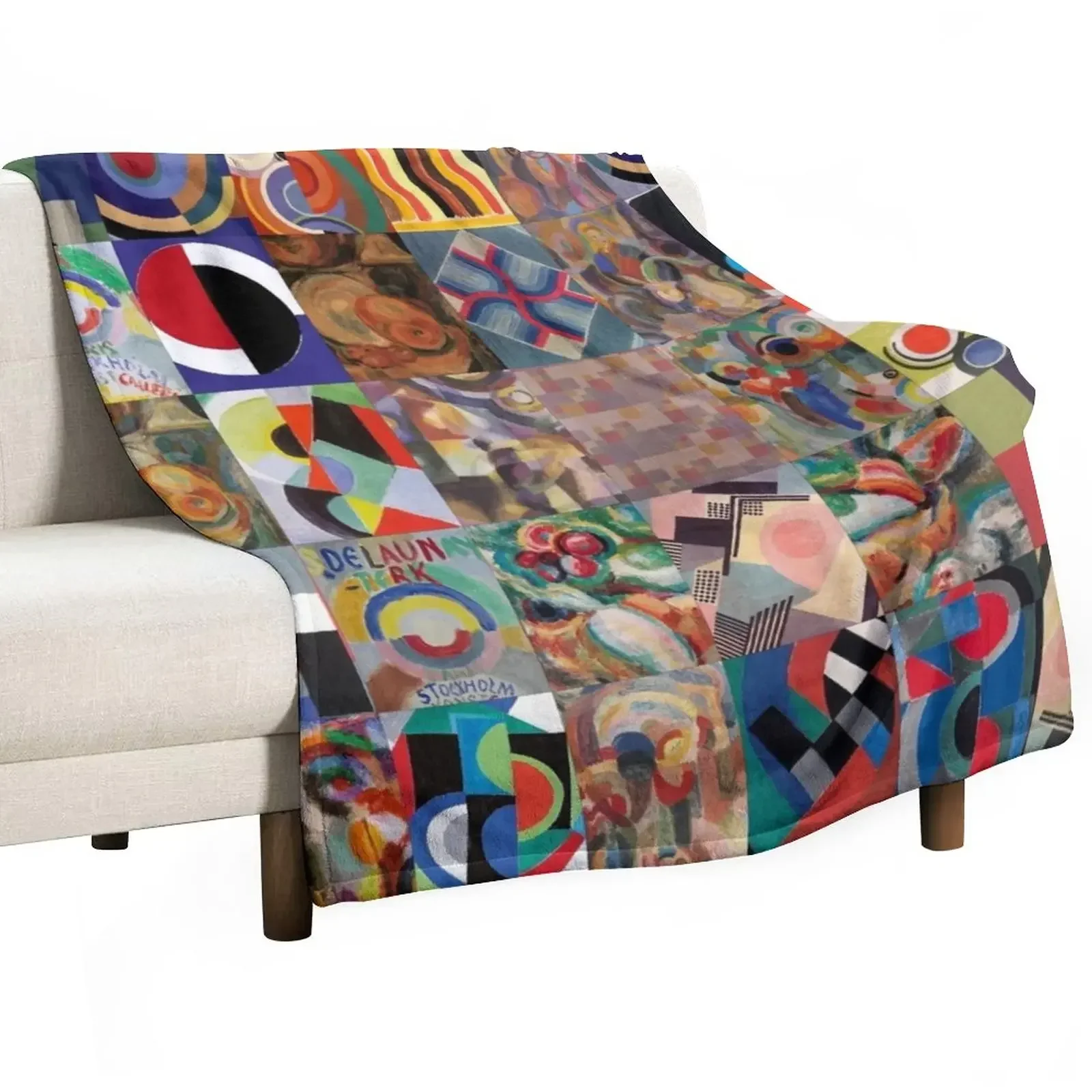

Одеяло Sonia Delaunay, зимние кровати для дивана, пушистые одеяла