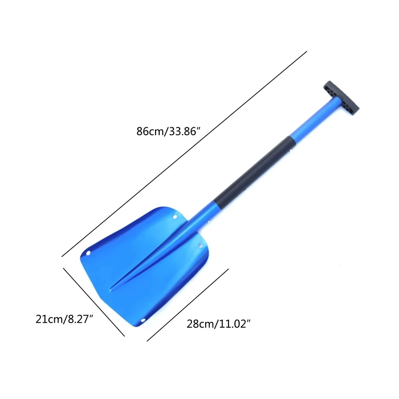 Retractable Outdoor Snow Ice Shovel Yard Leaf Cleaning Tools Summer Beach Shovel Camping Emergency Snow