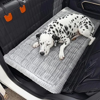 Plush Car Dog Bed 1