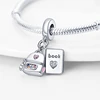 2024 New 925 Sterling Silver Reading Book Teacher Graduation Charm Beads Fit Original Pendant Bracelet DIY Fashion Woman Jewelry 2