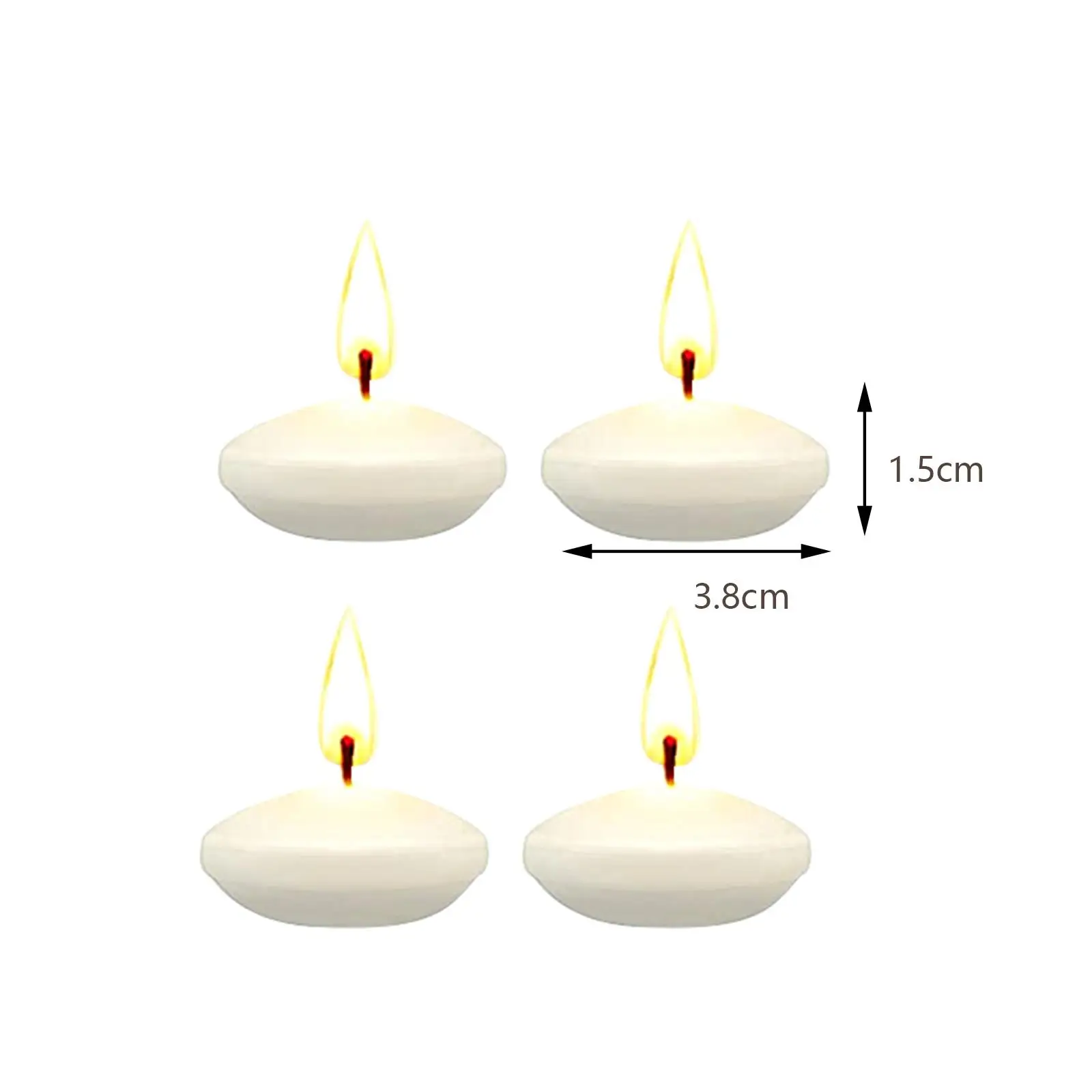 https://ae01.alicdn.com/kf/S42e16b0fe0404317b220f17673322884w.jpg 30Pcs Romantic Unscented Floating Candles DIY Round Decor Party Supplies for Dinners Anniversary Weddings Valentines Events