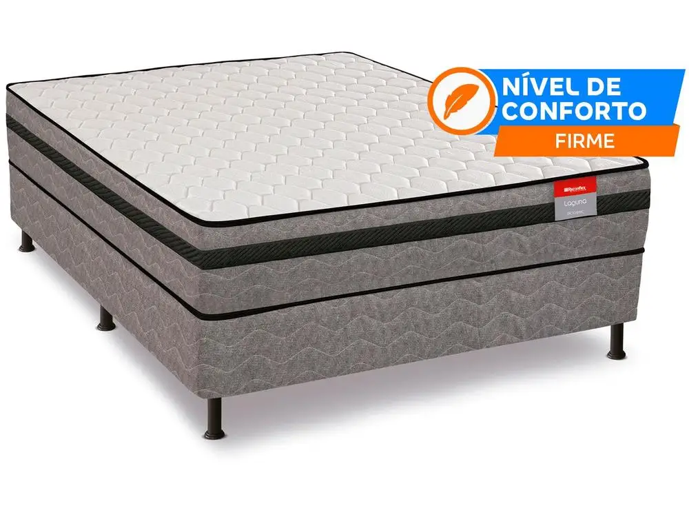 Cama Box Casal Reconflex Conjugada de Mola 5