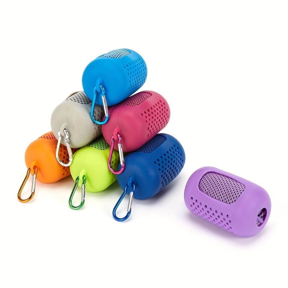 1Pcs Quick-Drying Sports Towel with Storage Box and Cooling Ice Blanket for Outdoor Fitness and Camping